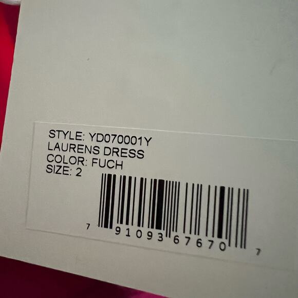 Likely Laurens Fuchsia Pink Strapless Cocktail Dress Size 2 - Picture 8 of 11